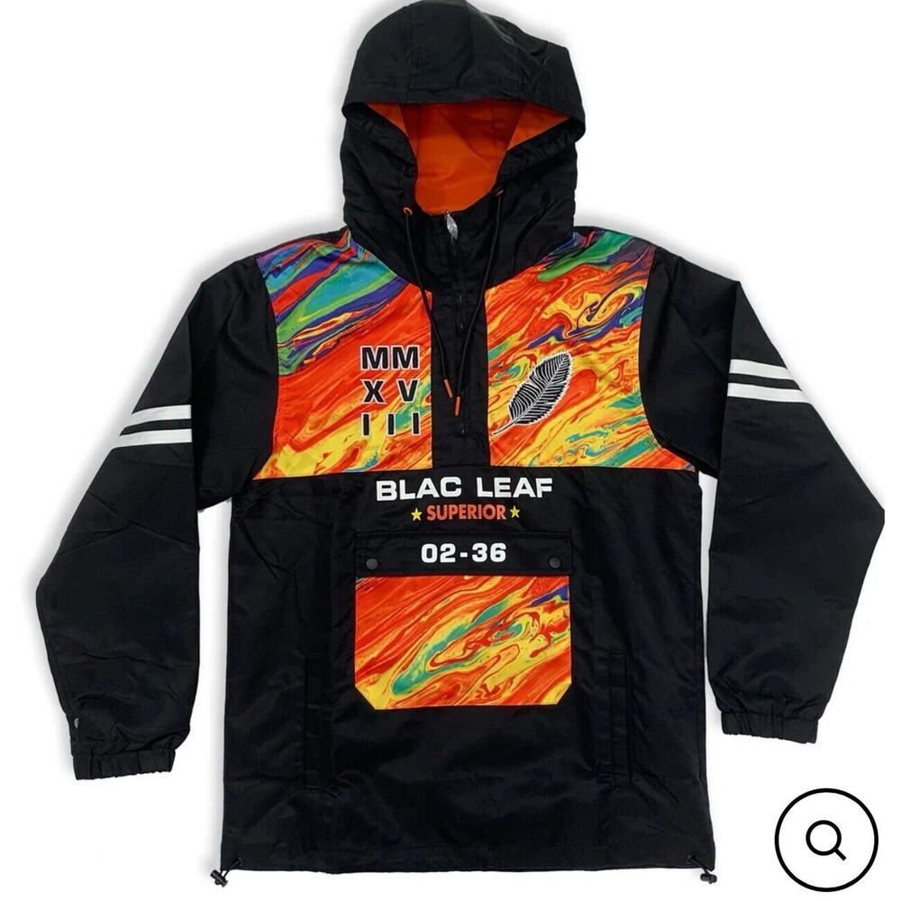 LAVA SUPERIOR ANORAK MENS SZ LARGE BLACK